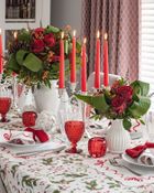 Picture of Christmas table settings